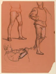 Studie for "Bryllupsprosesjon"