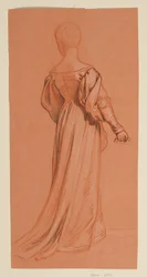 Studie for "Bryllupsprosesjon"