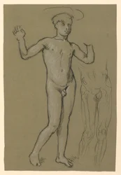 figurstudie for en fontenedesign