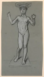 figurstudie for en fontenedesign
