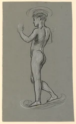 figurstudie for en fontenedesign