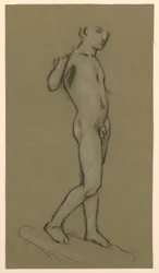 figurstudie for en fontenedesign