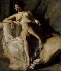 Sittende kvinnelig figur, 1906 [LDUCS-5189]