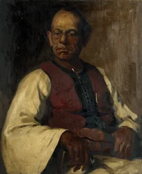 Portrett av en marokkaner, 1908 [LDUCS-5044]