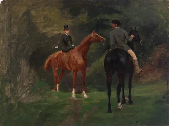 Figurer på hesteryggen, n.d.