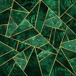 Smaragdgull, geometrisk