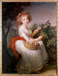 Portrett av Marie-Christine de Bourbon