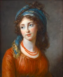 Portrett av Aglae de Gramont, nee de Polignac (1768-1812) av Marie Louise Elisabeth Vigee Lebrun (Vigee-Lebrun) (1755-1842)
