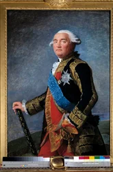 Portrett av Philippe Henri, Marquis de Segur (1724-1801) marechal of France Minister Painting av Marie Elisabeth Louise Vigee Le Brun (eller Vigee-Lebrun eller Vigee Lebrun) (1755-1842). 1789. Størrelse 1,15x0,81m. - Portrett av Philippe Henri, Marquis de 