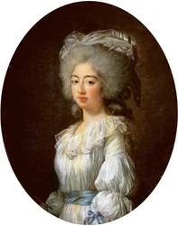 Portrett av Louise Marie Josephine, Comtesse de Provence, senere dronning av Frankrike