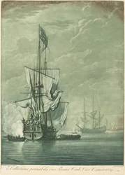 Fraktscene fra samlingen til Thomas Cook, 1720-tallet.