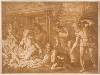 Hyrdenes tilbedelse, 1724.
