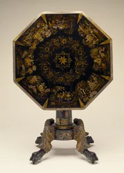 Tilt-top bord