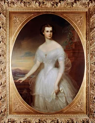 Elisabeth (Sissi), keiserinne av Østerrike i 1854 (maleri)
