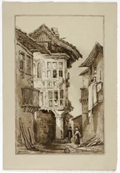 Rustikk gatescene