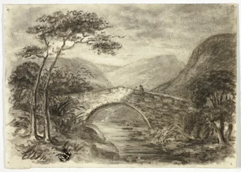 Steinbroen i fjellene