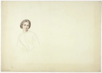 Studie for kvinneportrett