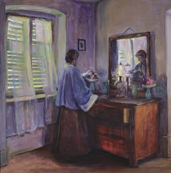 The Closed Shutters (olje på lerret)