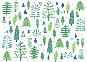Fortryllet skog, 2017 (akvarell)