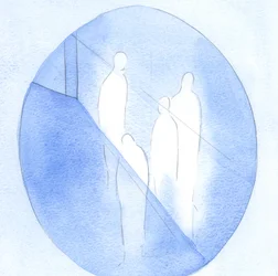 Alt det gode jeg ser og sanser hos personer jeg kjenner, er en gave fra Gud; hver god handling eller gest stammer fra Ham, 2000 (w/c på papir)