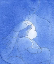 Gud Faderen elsker oss som sine barn med en øm og usvikelig kjærlighet, 2002 (w/c på papir)