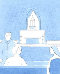 Noen ganger er det riktig, sa Herren, å gi støyende mennesker en kort og stille påminnelse om at kirken er et sted for bønn, og ikke for prat om hverdagslige saker, 2005