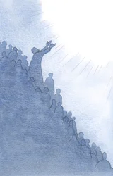 Det er gjennom Jesus, som går i forbønn for oss ved den hellige messe, at vår bønn stiger til Faderen, i Ånden, 2000 (w/c på papir)