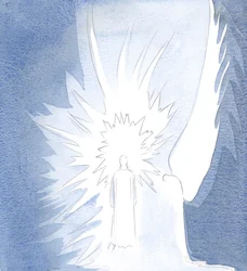Jesus er ikke opprørt av våre dagdrømmer eller distraksjoner, 2000 (w/c på papir)