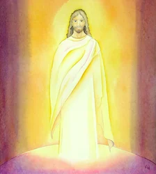 The Risen Jesus, 2001 (w/c på papir)