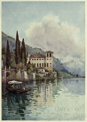 Gravedone, Lago di Como, illustrasjon fra 