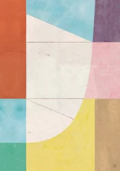 Myk, geometrisk abstrakt kunst
