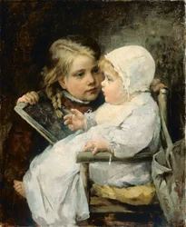 Den unge kunstneren, 1885