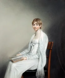 Caroline Darwin (olje på lerret)