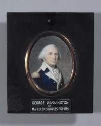George Washington, sannsynligvis 1803 (akvarell på elfenben)