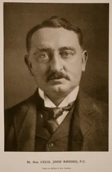 Rt Hon Cecil Rhodes, P.C. (sepia bilde)