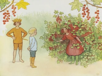 Lasse Liten i hagen 1923