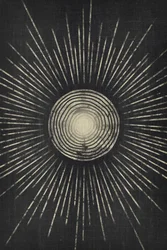 Vintage Sunburst-stråler