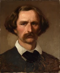 Portrett av maleren Carl Friedrich Lessing