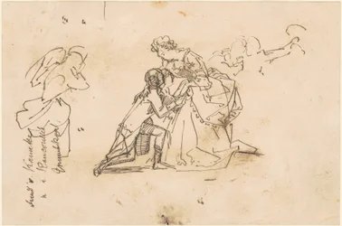 Studie for "The Return of King Friedrich II from Küstrin"