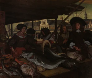 Nieuwe Vismarkt (det nye fiskemarkedet) i Amsterdam