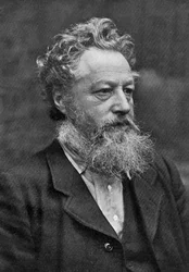 William Morris , engelsk kunstner, forfatter, sosialistisk aktivist og pioner innen økososialisme, 1911.