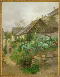 Krautgarten - Kållapp … (maleri på lerret)
