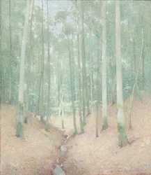 Treinteriør, ca. 1910