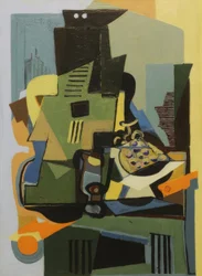 Stilleben med gitar,