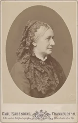 Portrett av Clara Wieck-Schumann 1819-1896, 1883.