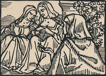 Illustrasjon for Villons Ballad Of The Women Of Paris, 1919