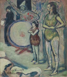 «Akrobater» av Émile Bernard, 1887