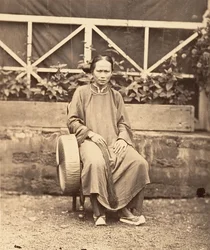 Annamitsk kvinne, Saigon, Cochinchina, 1866.