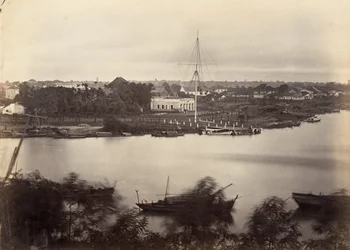 Utsikt over Saigon-ark nr. 1, 1866.