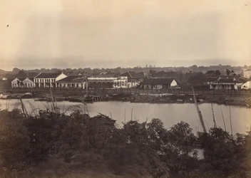 Utsikt over Saigon-ark nr. 2, 1866.